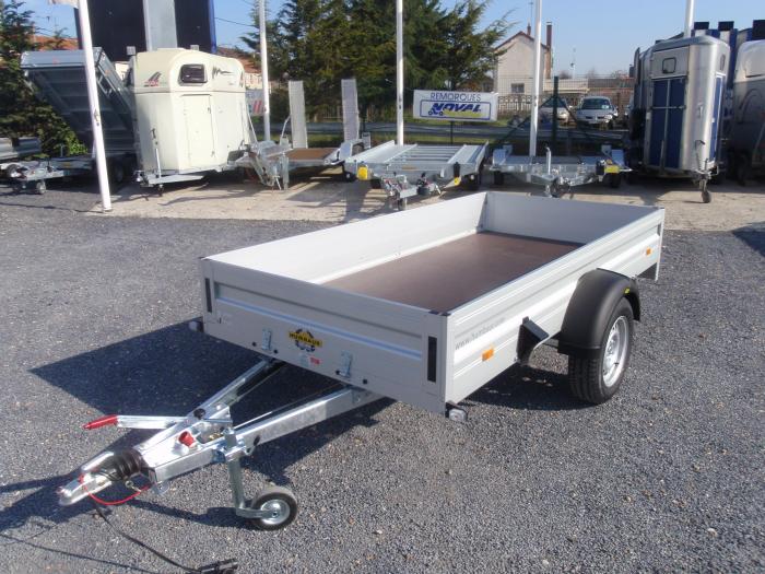 Remorque avec frein de structure châssis modulaire - humbaur - 1339_1