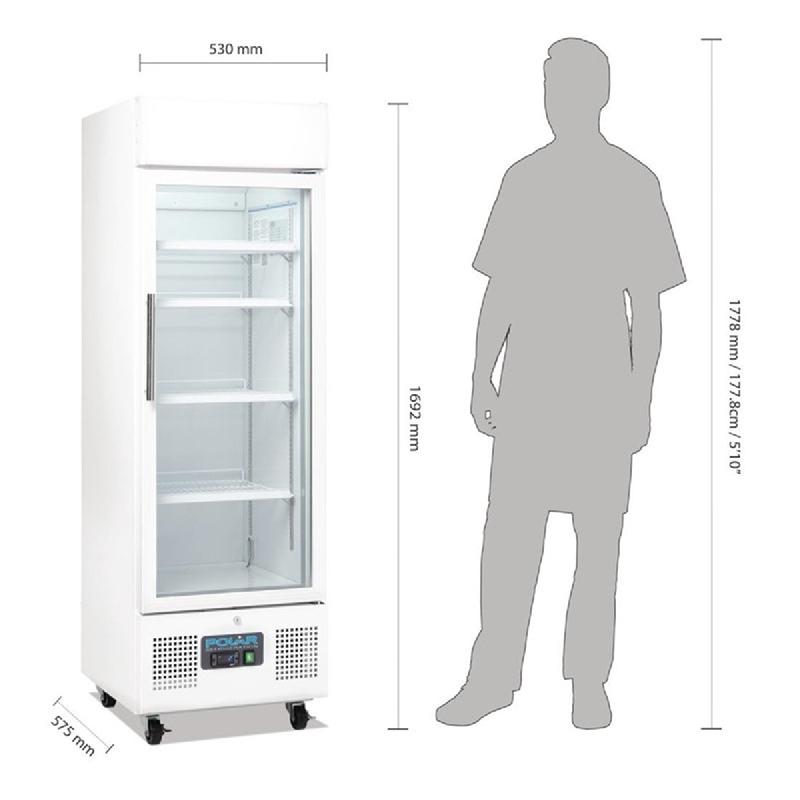 Vitrine réfrigérée positive Série G 218L | Polar - DM075_1