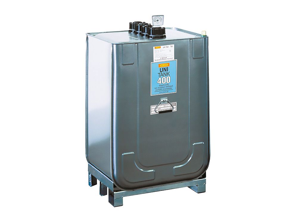 Cuve à huile usagée 400L - Station de stockage double paroi avec rétention intégrée - DIFOPE_0
