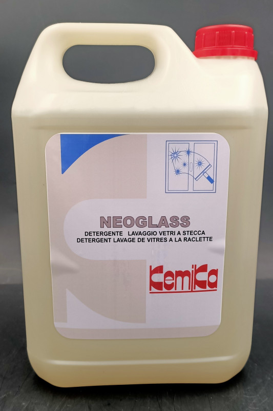 Kemika NEOGLASS detergent pour le lavage des VITRES a la raclette ph: 6.5 ± 0.5 1l ou 5l_1