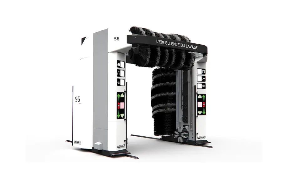 Portique de lavage automobile professionnel S6 - Rouleaux de lavage - Version XL 2,70m - Lavance by Aquarama_0