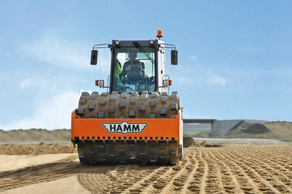 Rouleau compresseur monobille V3 - 2100 mm - Hamm - 12t - Modèle 3412_1