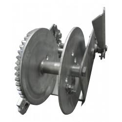 Treuil manuel avec ralentisseur de frein-remorques - 1130 kg / 2500 Lbs - sans sangle, pour bateaux et équipements_1