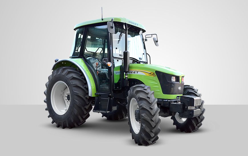 PREET 9049 - Tracteur agricole 4 roues motrices - 90 HP avec cabine AC_1