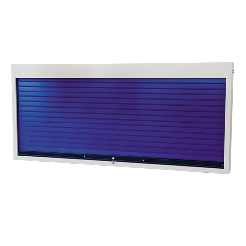 Armoire à rideaux - Panneau perforé pour outils - Serrure intégrée - Dimensions multiples disponibles_1