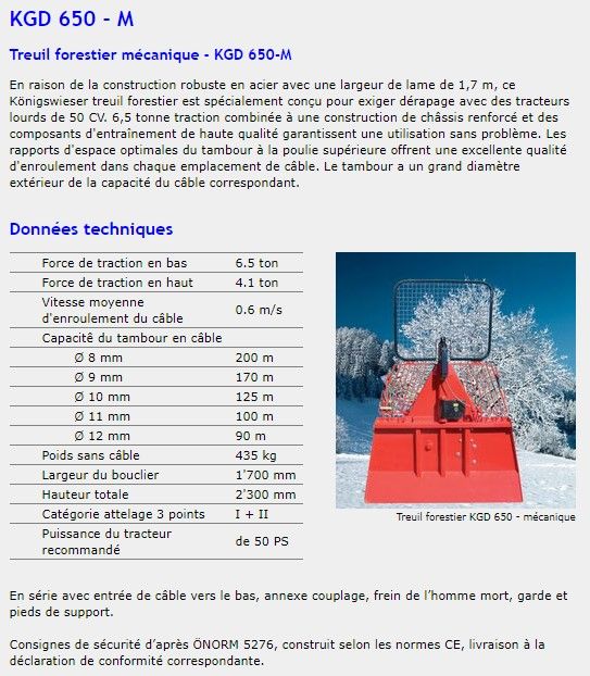 Kgd 650 m - treuil forestier - königswieser - poids sans câble 435 kg_1