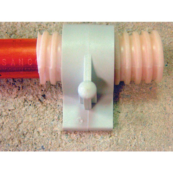 300505 - Colliers de fixation Sider - capacité de serrage 22 mm - cheville plastique Ø 22 mm - vendu par 100_1