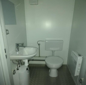 Bâtiment modulaire - Module sanitaire 8 pieds avec WC et douche - CTX DUO SWD_1