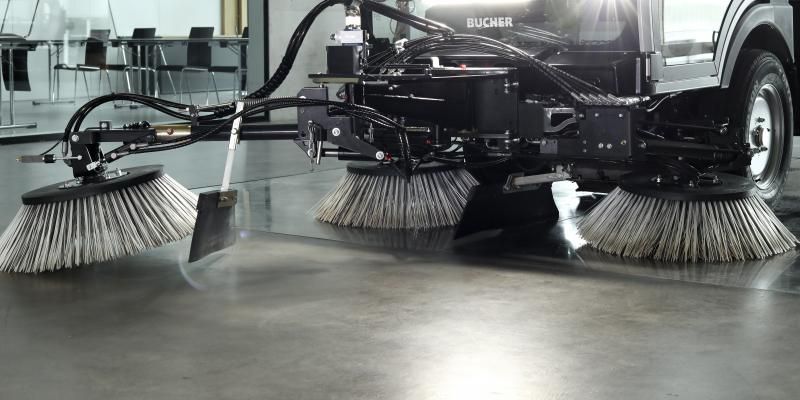 CityCat VS20 - Balayeuse compacte de voirie 3,5 t - Bucher Municipal - Cuve 2 m³ et maniabilité exceptionnelle_1