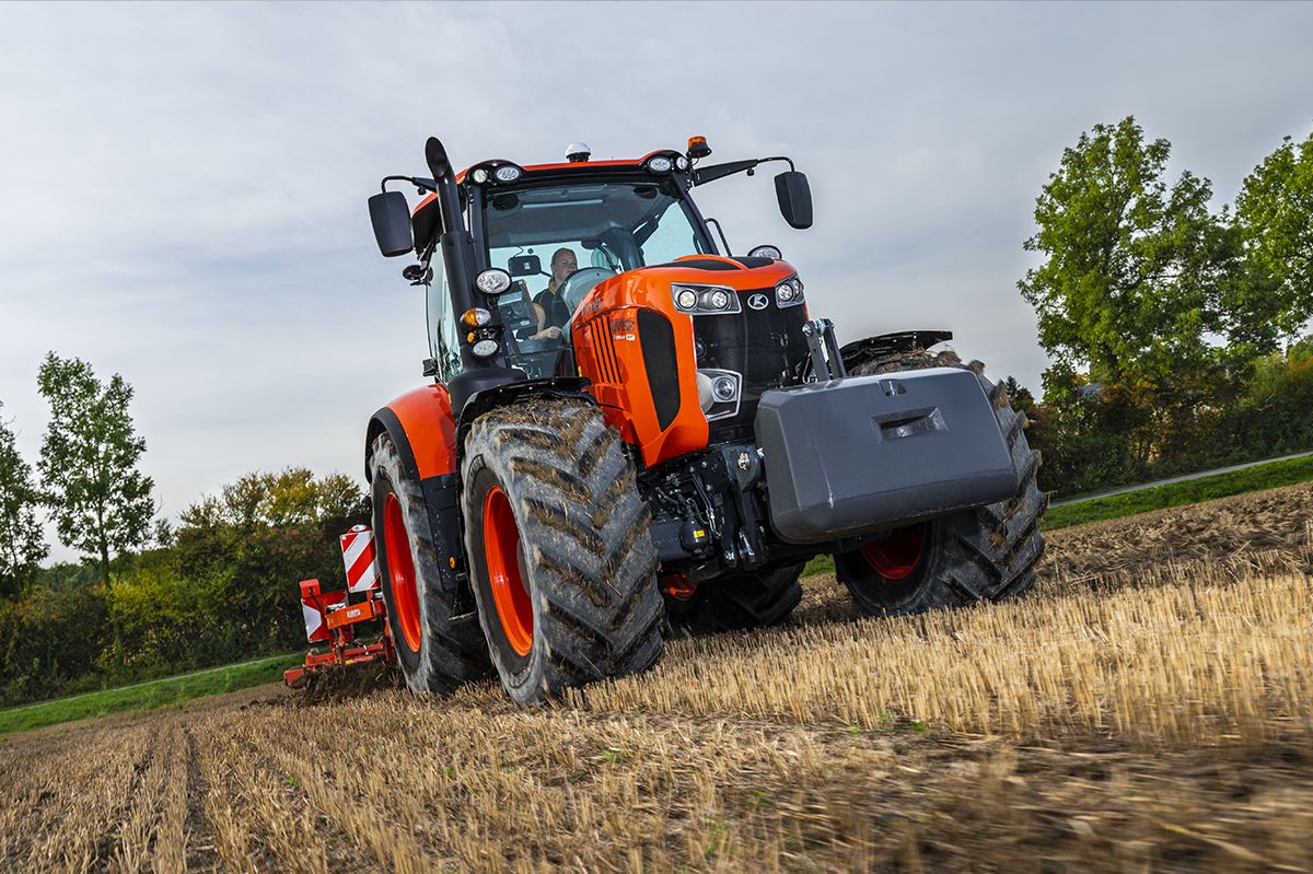 M7003 tracteur agricole - Kubota - moteur V6108 TIEF5 - puissance max avec boost 150 à 175 ch - transmission efficace et cabine spacieuse_1