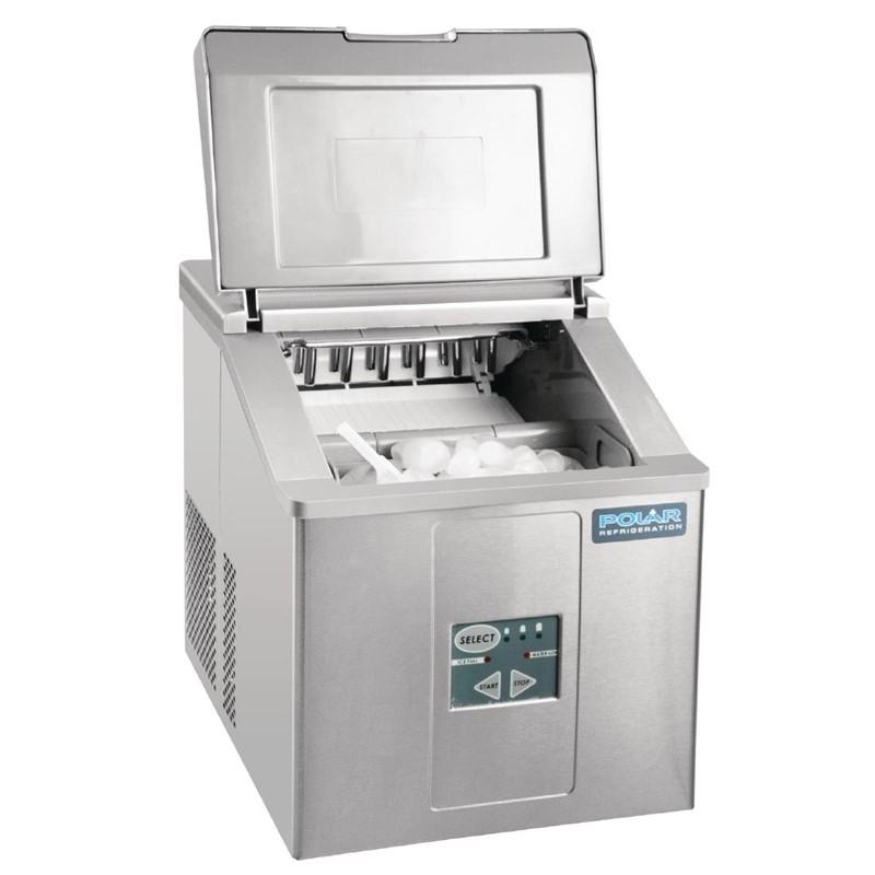 Machine à glaçons creux cylindriques de comptoir 15 kg/24h - stockage 2 kg- Série C | Polar - CH479_1
