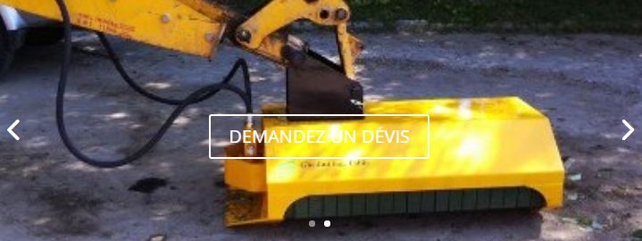 Série DB - Broyeur d'accotement Ghedini - 485 kg - Pour pelles 6 à 8 tonnes - Rotor bidirectionnel_1