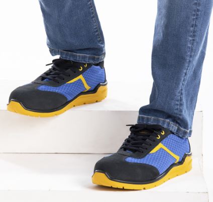 Chaussure de sécurité basse en cuir Nubuck et tissu STORM S1P - PPCB17-39 - Rica Lewis - Normes EN 20345:2011 - Embout composite et semelle anti-perforation textile_1