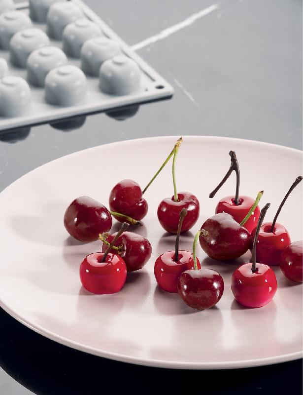 Cherry - Moule en silicone Gourmand Horeca Pavoni Italia - 35 empreintes_1