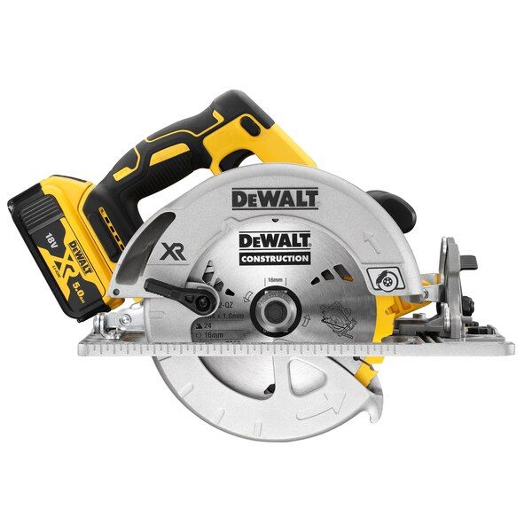 DCS572NT-XJ - Scie circulaire XR 18V Brushless Dewalt - Inclinaison de la lame jusqu'à 57° - Compatible rail de guidage_1