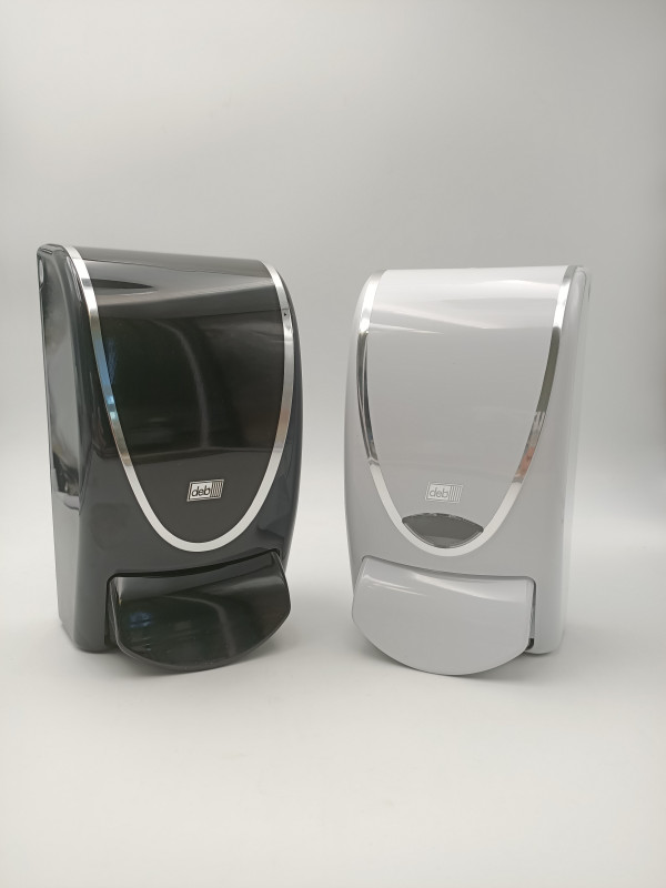 Distributeur savon proline noir/lisere chrome deb scjohnson (tbk1lds) 1l_1