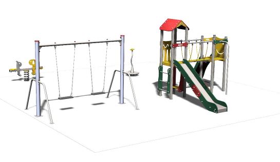 Structures de jeux combinées - Kit Neo21203IPNEOBN01PEMR20 - Créa Équipements pour enfants de 2 à 12 ans, capacité 20 joueurs_1