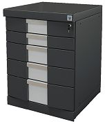 Armoire d'atelier avec tiroirs - Structure robuste en acier, plateau anti-rayures et système anti-basculement_1