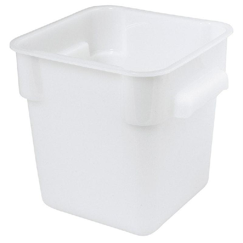 Bac alimentaire 18L 28,5x28,5x32cm polypropylène blanc_1