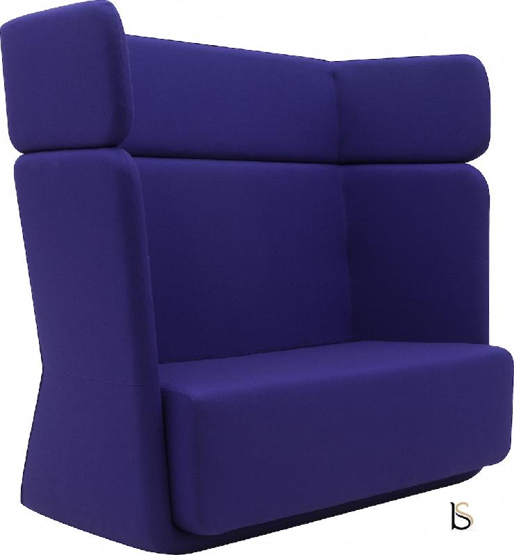 Canapé Softline Basket- 2 places - Feld Mauve 581, Haut_1