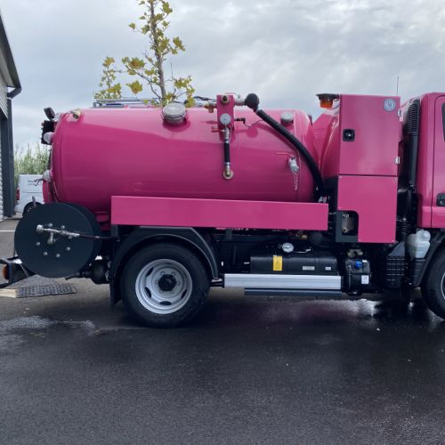 Combiné hydrocureur grande capacité 3.5T - Fuso Canter - Cuve 2300L - Débit 90 L/min à 175 bars à 37 L/min à 400 bars_1