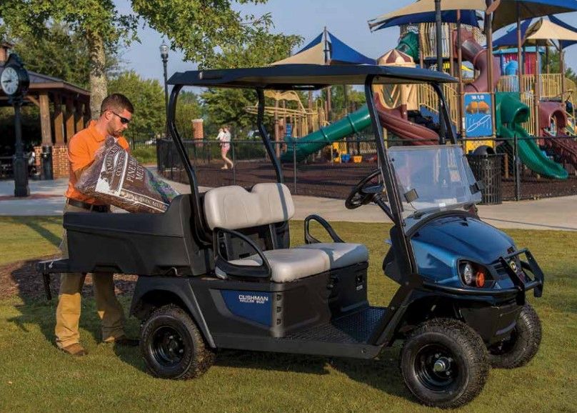 Cushman Hauler - Tracteur logistique - Crown - Capacité nominale 800 lb - Essence ou électrique - 2 places_1