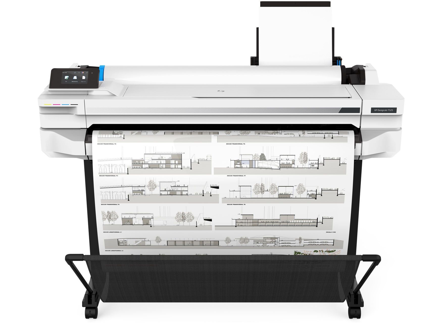 Traceur imprimante HP DesignJet T525 - 36 pouces - Wi-Fi intégré - impression rapide et haute qualité_1
