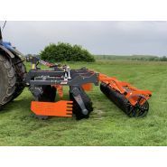 Outil agricole pour le mélange des résidus de récolte