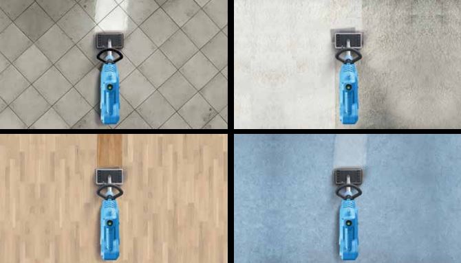 Monobrosse professionnelle Orbitizer - Batterie 36V, 3800 oscillations/min, 12kg - Nettoyage polyvalent des sols_1