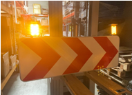 Panneau en tôle d'aluminium avec 2 Flash 11 leds super bright - K8 BI FLASH_1