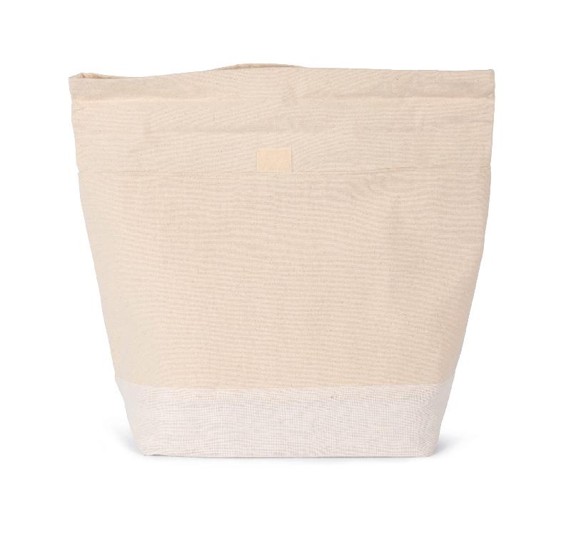Sac isotherme avec fermeture à enroulement - 100% coton - Réf: KI0376 - Design original et personnalisable_1