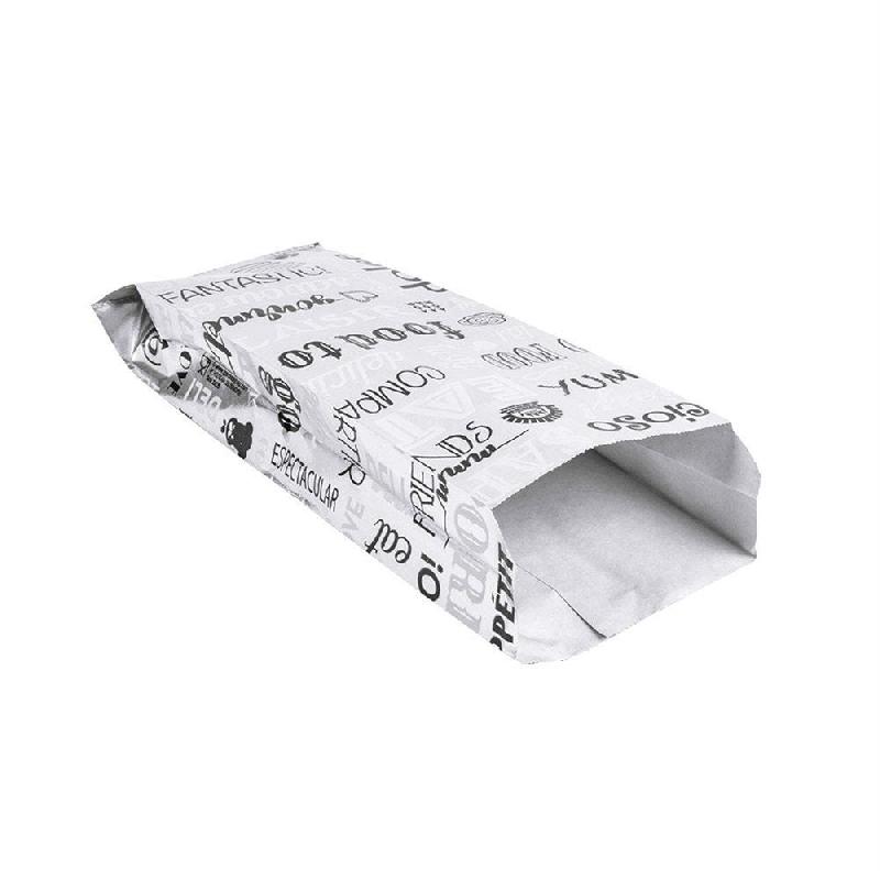 Sachet burger en papier et alum Parole 9+4x22cm - par 500_1