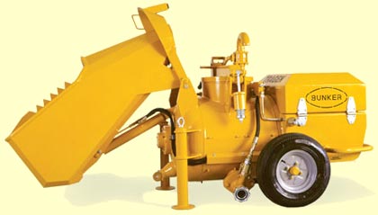 Transporteur de chapes Tragen B200 - dimensions réduites - alimentée par compresseur de 2000L - 220V monophase_1