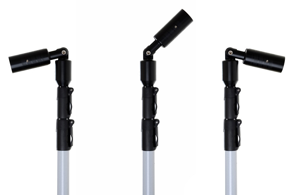 Caméra d'inspection sans fil radio Shaftcam Wireless - perche télescopique jusqu'à 4m - caméra multi-positions avec LEDs et écran LCD couleur_1