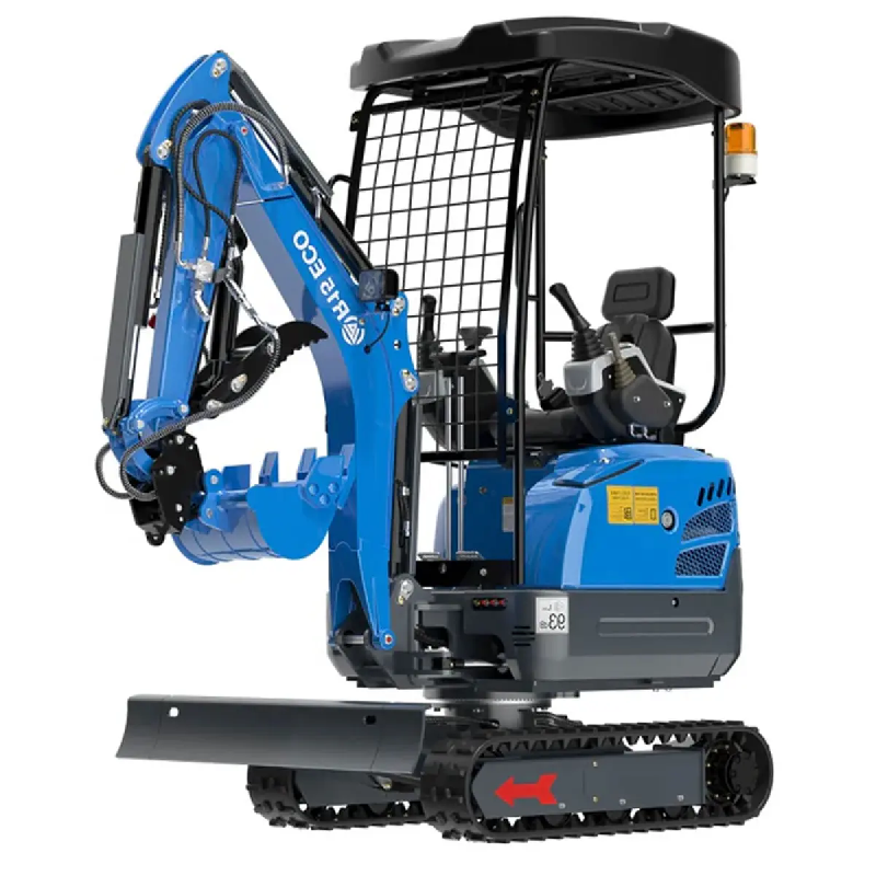 Mini pelle 1500 kg neuve Canopy Rippa R15-5 avec godets_1