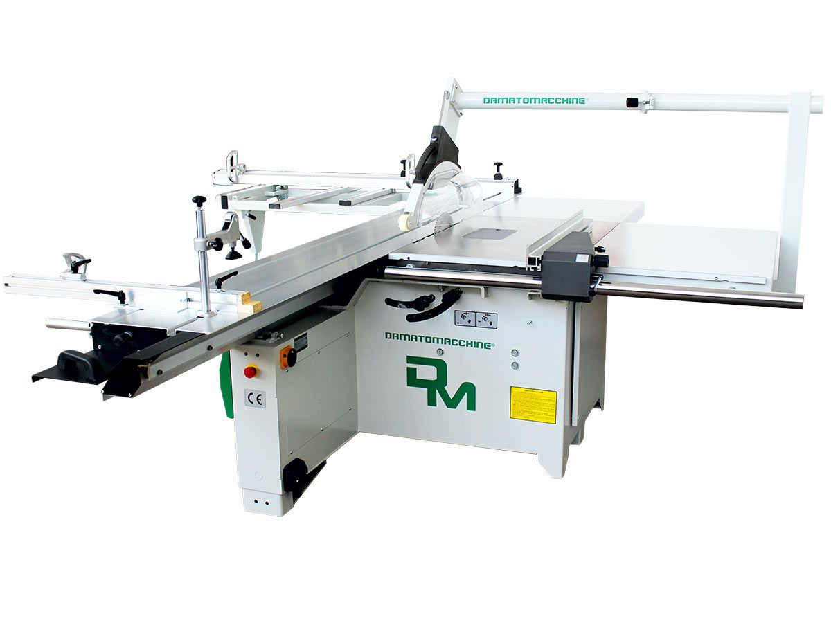 Optima 3200-400 - Scie à format - DM Italia SRL - diamètre scie principal 400 mm - DMCI305 - chariot à équarrir et protection télescopique_1