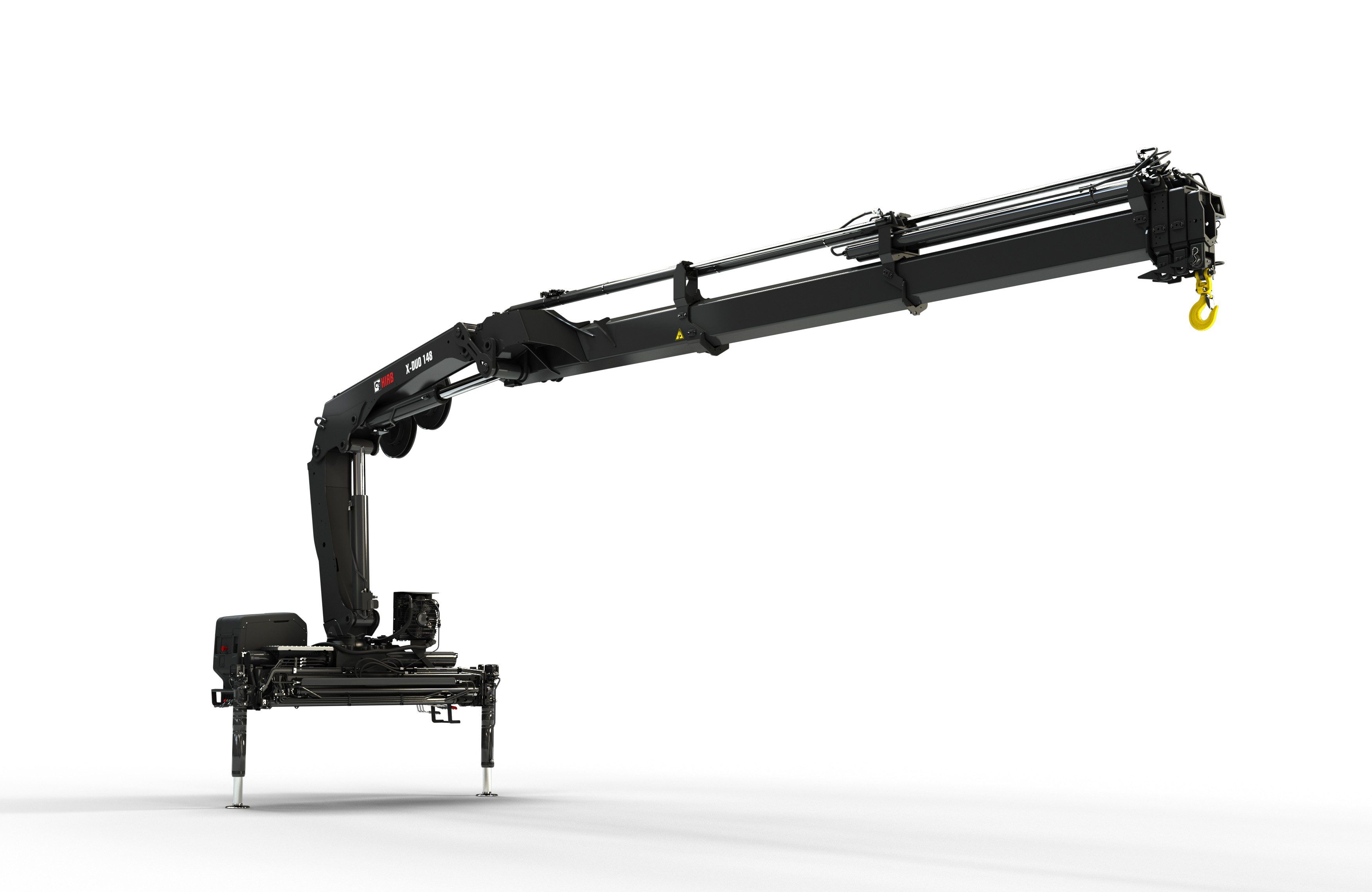 X-duo 148 Grue auxiliaire - HIAB - 14,2 tm - Portée des extensions hydrauliques 6,3 à 10,6 m - commande manuelle_1