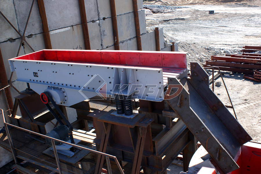 Extracteur vibrant / alimentateur vibrant pierre calcaire sable 120 t/h_1