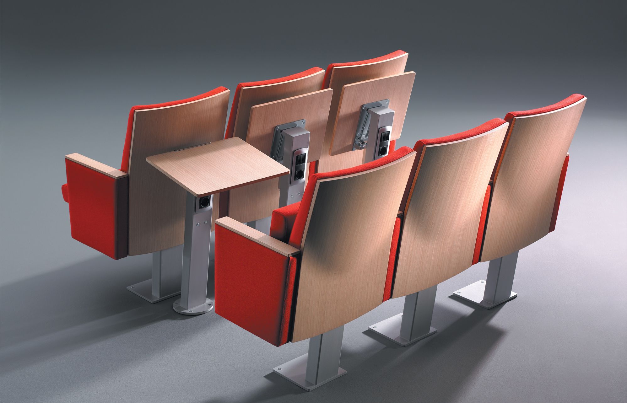 Fauteuil polyvalent à mousse tapissé pour salle de conférence, théâtres, auditoriums, amphithéâtres - forma 5 teatro_1