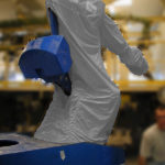 Housse de robot pour cire perdue - Préparation noyaux - Manutention pièce froide - Tissus techniques TELUPRO et TSB13_1