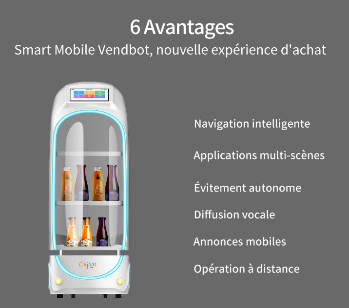 Robot de service optimisé pour la reconnaissance d'images et le ciblage des utilisateurs