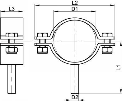 72119 - colliers de fixation - bene inox - diamètres : dn10 au dn250_1