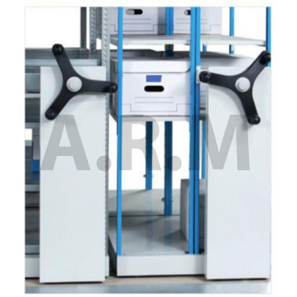 Base mobile Pour le déplacement de rayonnages de moyennes dimensions - OPTIM'ROLL_1