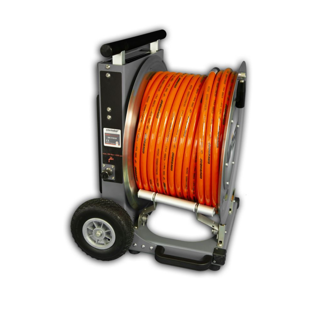 Caméra de curage haute pression orientable - Hydrocureuse avec caméra Full HD et tuyau 60m - Viper Compact_1