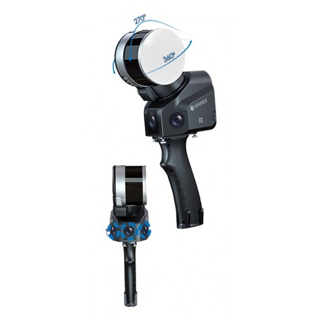 Laser scanner avec tête rotative à 360° - Slam Stonex - X120go_1