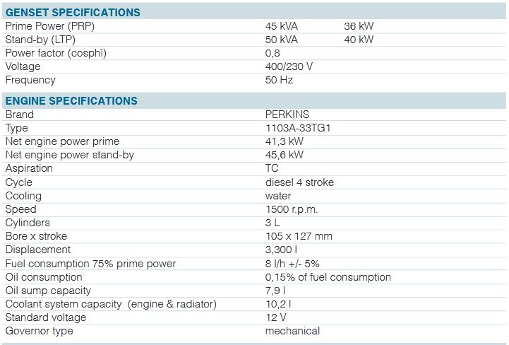 PE0045SWD - Groupes électrogènes industriel - Ausonia - Moteur Perkins 45 KVA_1