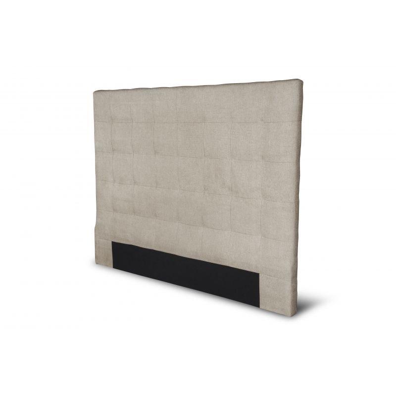 Tête de lit SONA capitonnée beige - 140x120cm - Fabrication européenne - Confort et design chic_1