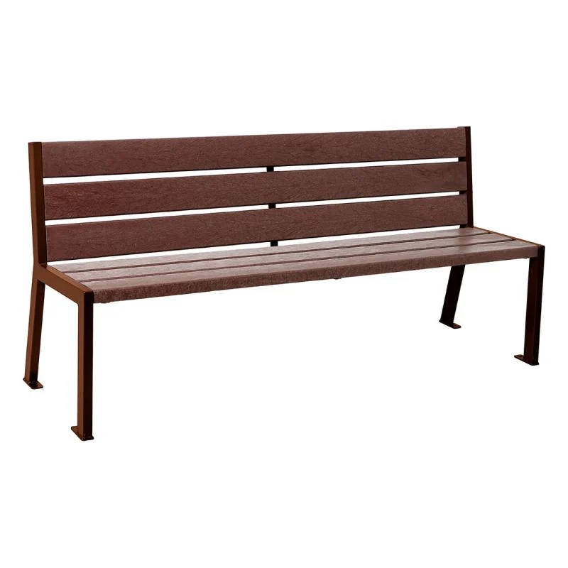 Banc plastique recyclé Silaos®6 lames_1