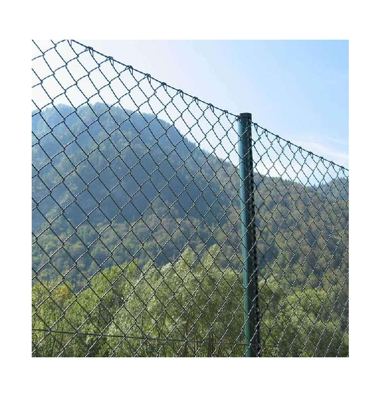 Grillage plastifié 2.4mm - Hauteur 1m50 - Maille losange simple torsion - ST24GR150_1