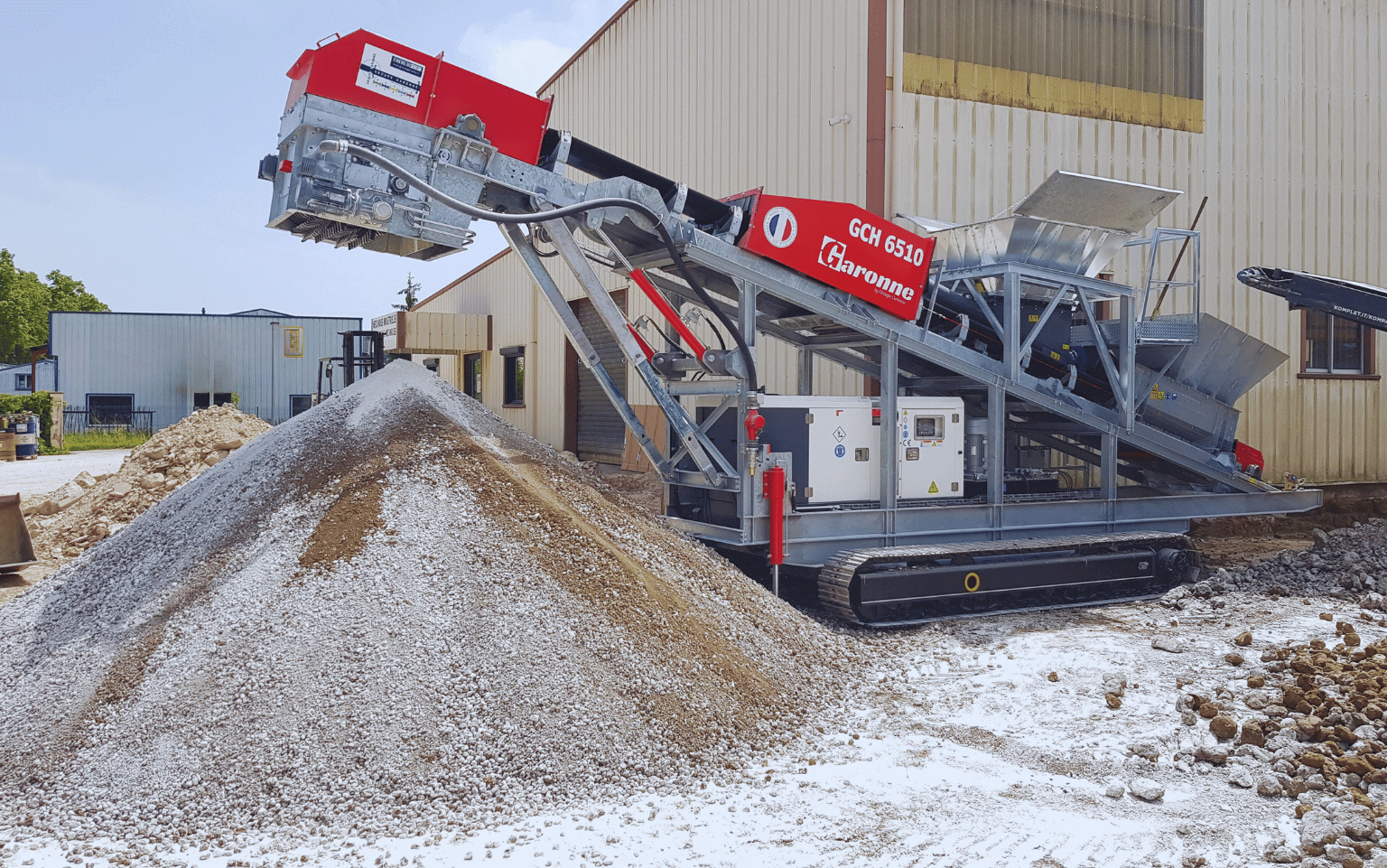 Machine à chauler mobile sur chenilles - Garonne GCH 6510 - dosage précis et solution écologique_1